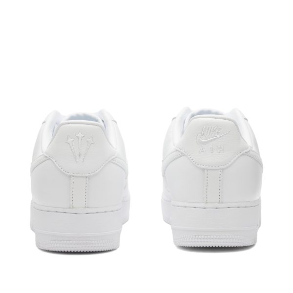 Nike X Nocta Air Force 1 Low Sp White/Colbalt (CZ8065-100-NOV) белого цвета