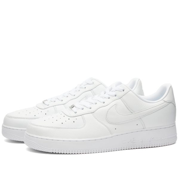 Nike X Nocta Air Force 1 Low Sp White/Colbalt (CZ8065-100-NOV) белого цвета