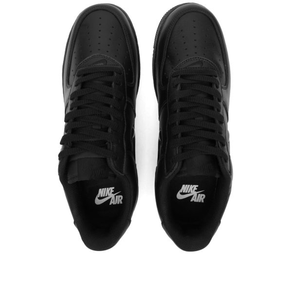 Nike Air Force 1 Low Retro Black/Black (FN5924-001) черного цвета