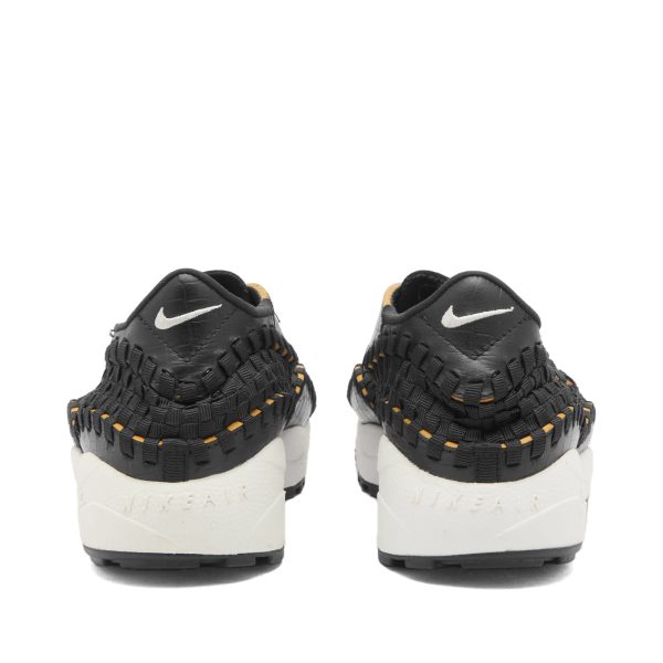 Nike Air Footscape Woven PRM Black/Pale Ivory (FQ8129-010) черного цвета