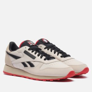 кроссовки Reebok x La Casa De Papel Classic Leather (GX9443) бежевого цвета