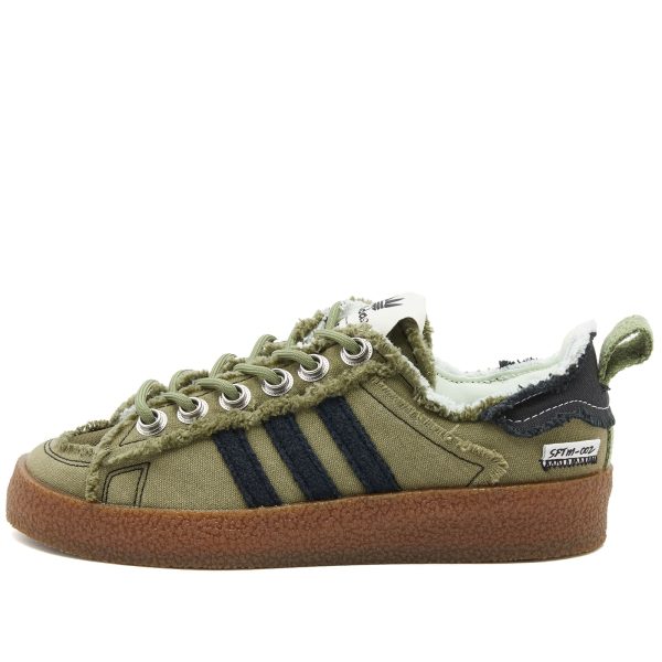 Adidas x SFTM Campus 80s Olive/Black/Gum (ID4792) черного цвета