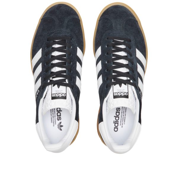 Adidas WoGazelle Bold W Core Black/Ftwr White/Ftwr White (IE0876) белого цвета