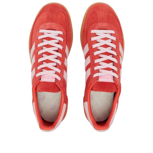Adidas Handball Spezial Bright Red/Clear Pink/Gum (IE5894) красного цвета