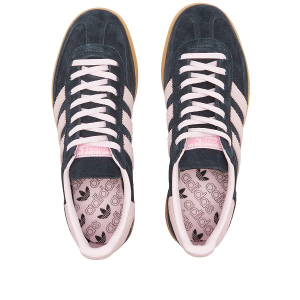 Adidas Handball Spezial Core Black/Clear Pink/Gum (IE5897) черного цвета