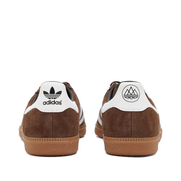 Adidas SPZL Samba Deco Brown/White/Gum (IF5739) белого цвета