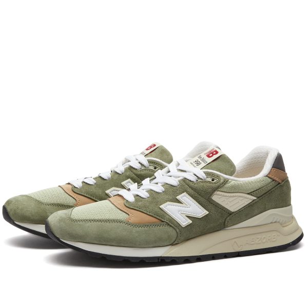 New Balance U998GT - Made in USA Green (U998GT) зеленого цвета