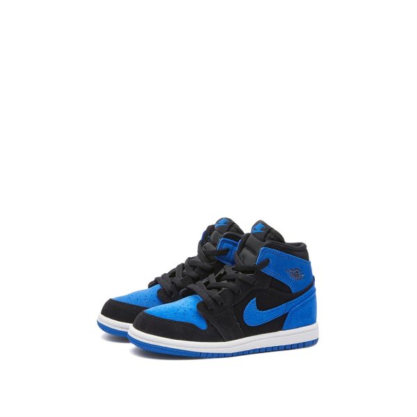 Air Jordan 1 Retro High OG TD Black/Royal Blue (FD1413-042) черного цвета