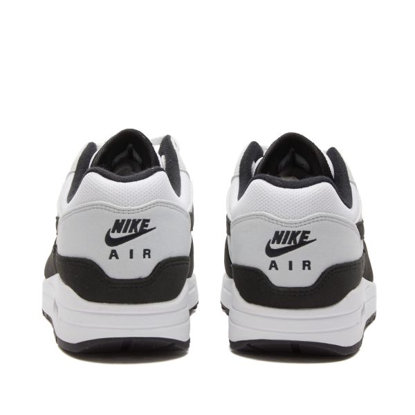 Nike AIR MAX 1 White/Black/Pure Platinum (FD9082-107) белого цвета
