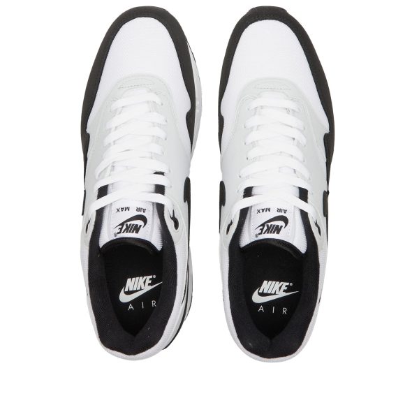 Nike AIR MAX 1 White/Black/Pure Platinum (FD9082-107) белого цвета