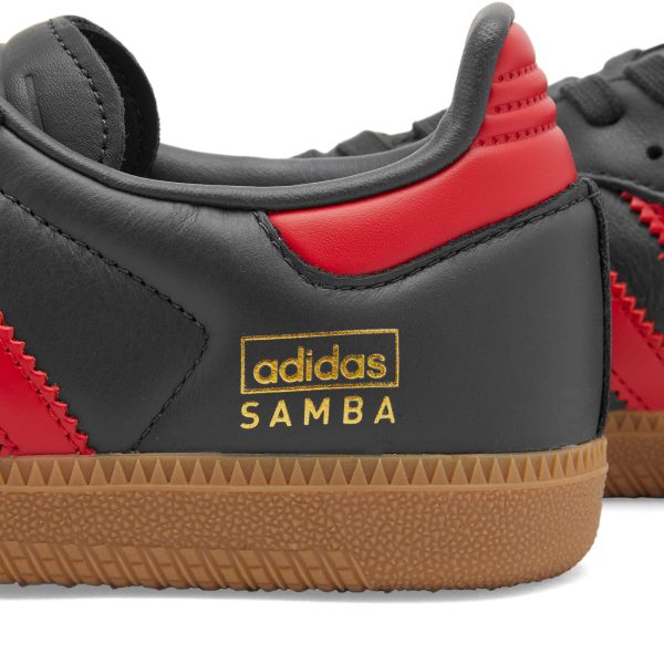 Adidas Samba OG Carbon/Better Scarlet/Gum (IG6173)  цвета