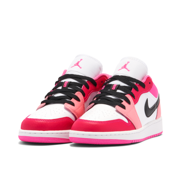 Air Jordan 1 Low Pink Red (553560-162) красного цвета