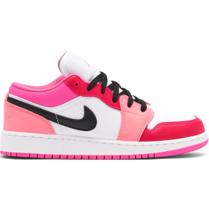 Air Jordan 1 Low Pink Red (553560-162) красного цвета