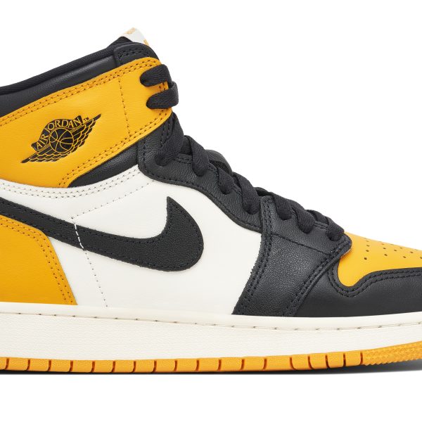 Air Jordan 1 Retro High OG Yellow Toe (575441-711) желтого цвета