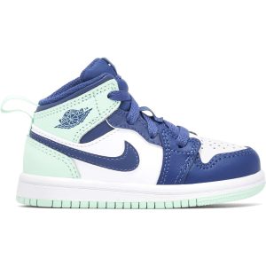 Air Jordan 1 Mid Blue Mint (640735-413) голубого цвета