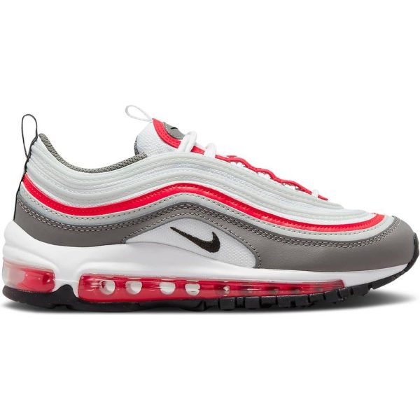 Nike Air Max 97 White Red (921522-110) белого цвета