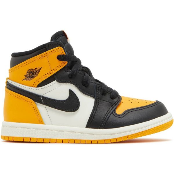 Air Jordan 1 Retro High OG Yellow Toe (AQ2665-711) желтого цвета