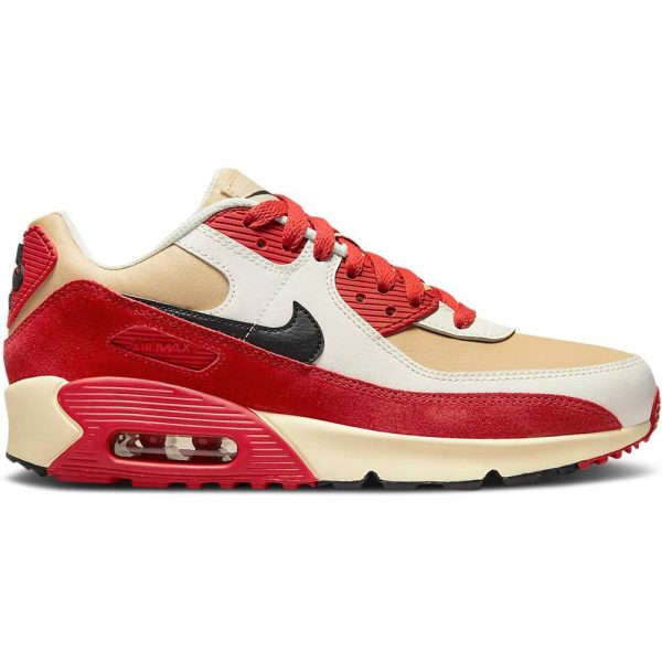 Nike Air Max 90 Leather Sesame Red (CD6864-200) красного цвета