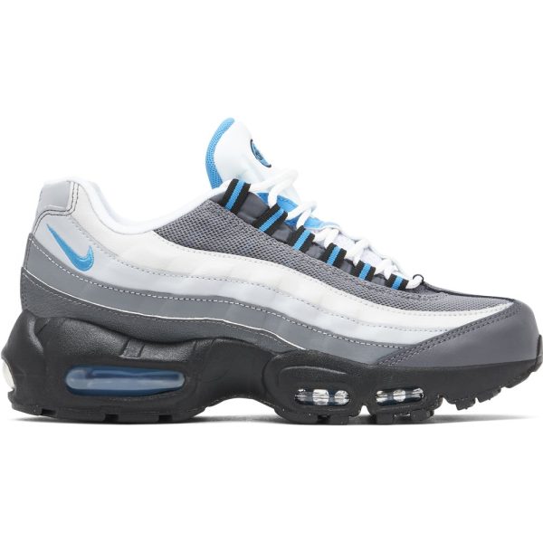 Nike Air Max 95 Recraft Grey Laser Blue (CJ3906-002) голубого цвета