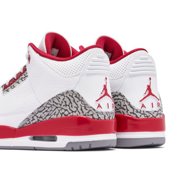 Air Jordan 3 Cardinal (CT8532-126) красного цвета