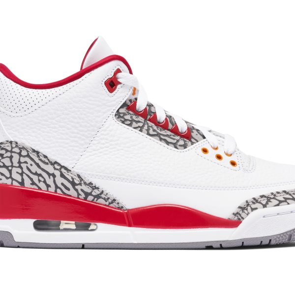 Air Jordan 3 Cardinal (CT8532-126) красного цвета