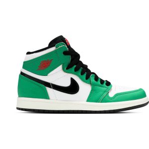 Air Jordan 1 Retro High OG Lucky Green (CU0449-300) зеленого цвета