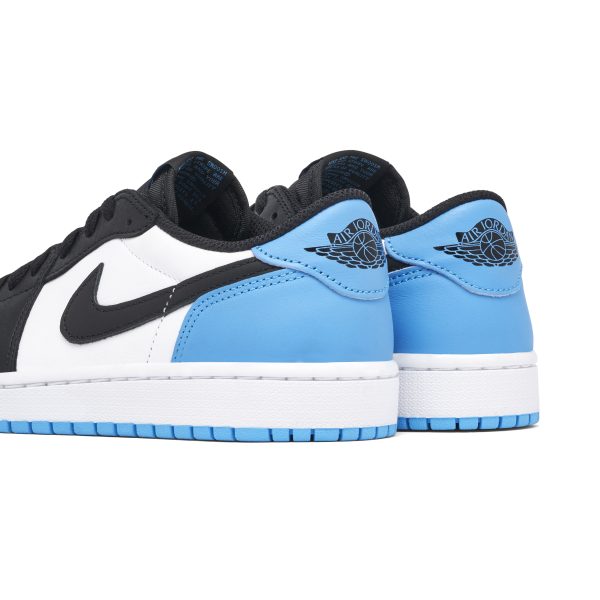 Air Jordan 1 Low Black Dark Powder Blue (CZ0775-104) черного цвета