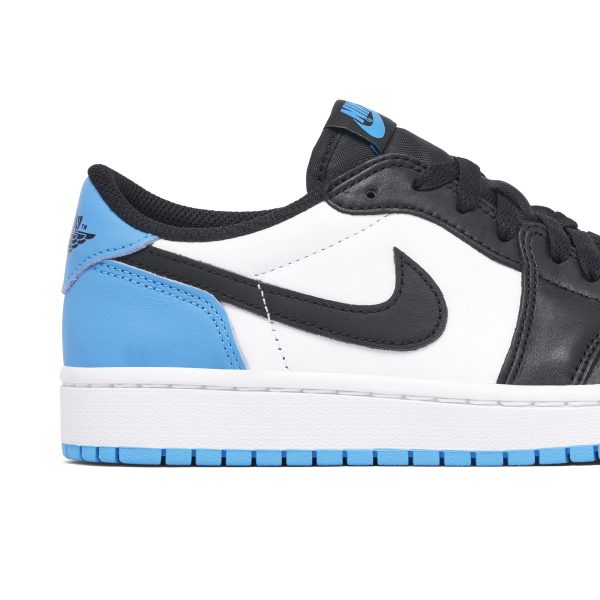 Air Jordan 1 Low Black Dark Powder Blue (CZ0775-104) черного цвета