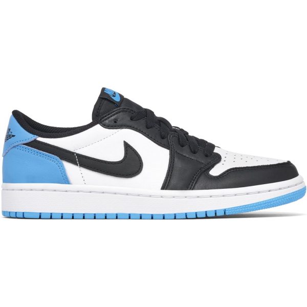 Air Jordan 1 Low Black Dark Powder Blue (CZ0775-104) черного цвета