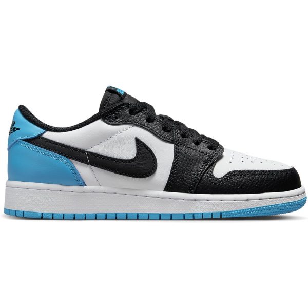 Air Jordan 1 Retro Low OG Black Dark Powder Blue (CZ0858-104) черного цвета