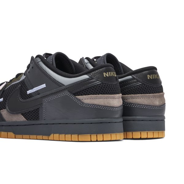 Nike Dunk Low Scrap Black (DB0500-001) черного цвета