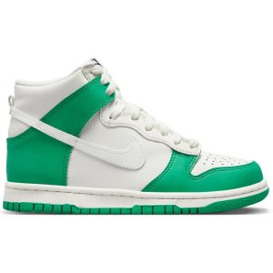 Nike Dunk High Green White (DB2179-002) белого цвета