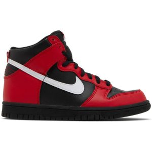 Nike Dunk High Black Red (DB2179-003) черного цвета