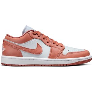 Air Jordan 1 Low Pink Salmon (DC0774-080) розового цвета