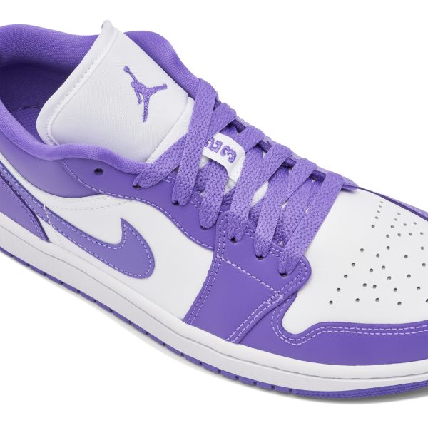 Air Jordan 1 Low Patent Purple (DC0774-500) фиолетового цвета