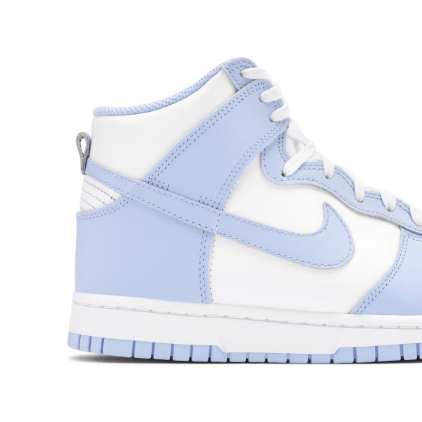 Nike Dunk High White Aluminum (DD1869-107) белого цвета