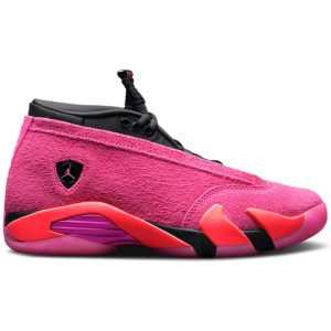 Air Jordan 14 Low Shocking Pink (DH4121-600) розового цвета