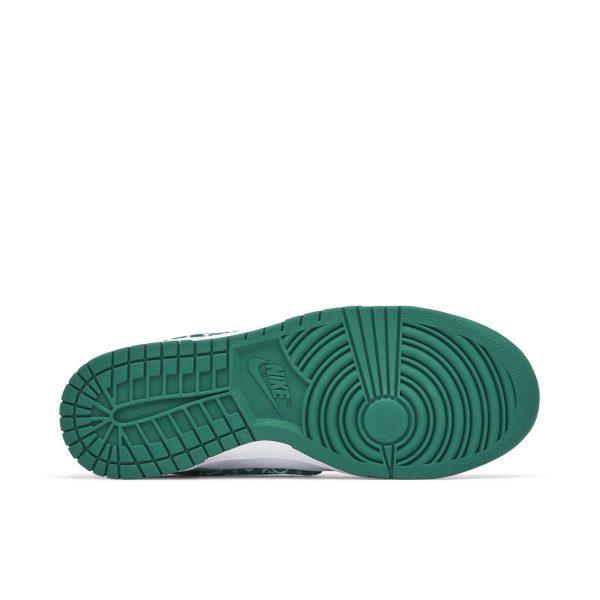 Nike Dunk Low Green Paisley (DH4401-102) зеленого цвета