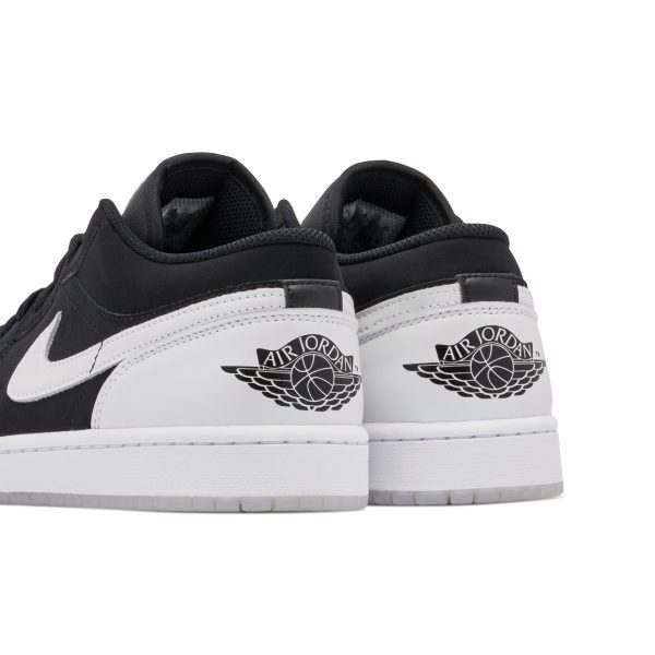 Air Jordan 1 Low Black White (DH6931-001) белого цвета