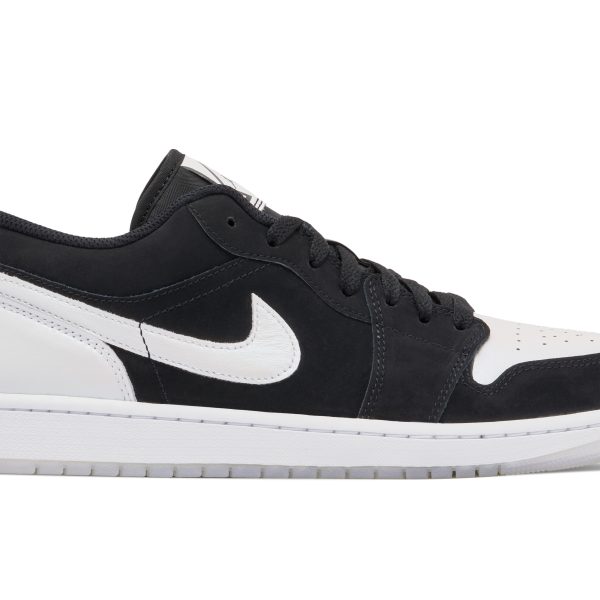 Air Jordan 1 Low Black White (DH6931-001) белого цвета