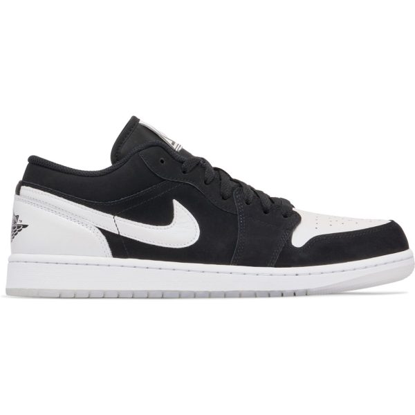 Air Jordan 1 Low Black White (DH6931-001) белого цвета