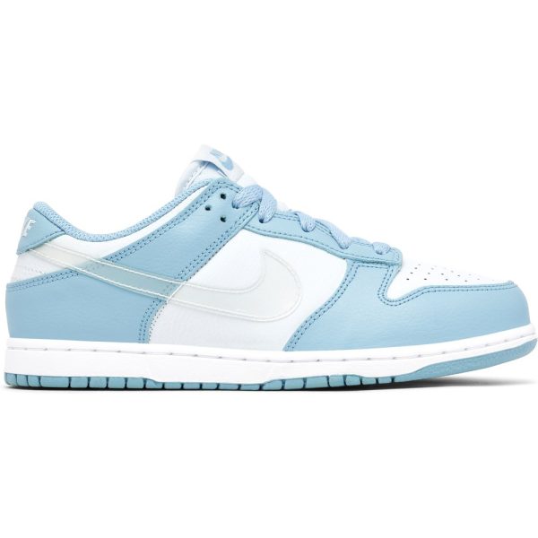 Nike Dunk Low Clear Swoosh Blue (DH9756-401) голубого цвета