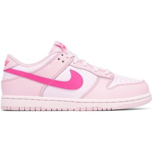 Nike Dunk Low Triple Pink (DH9756-600) розового цвета