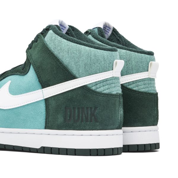 Nike Dunk High Retro SE Athletic Club Pro (DJ6152-300) зеленого цвета