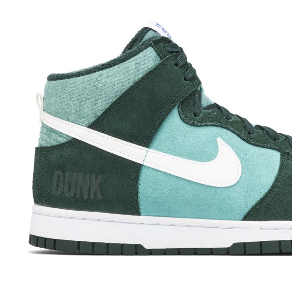 Nike Dunk High Retro SE Athletic Club Pro (DJ6152-300) зеленого цвета