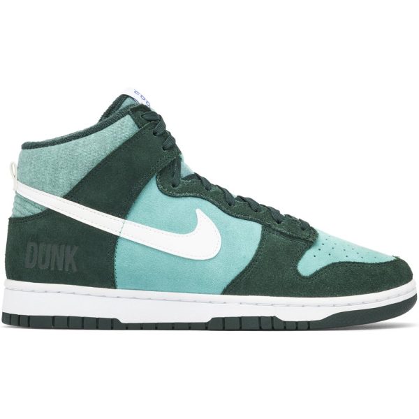 Nike Dunk High Retro SE Athletic Club Pro (DJ6152-300) зеленого цвета