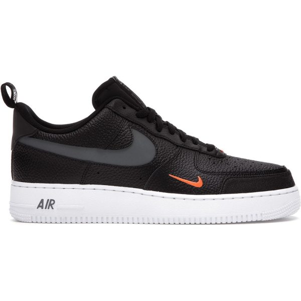 Nike Air Force 1 07 Low LV8 Mini Swoosh Black (DJ6887-001) черного цвета