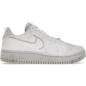 Nike Air Force 1 Low Crater Flyknit White (DM0590-100) белого цвета