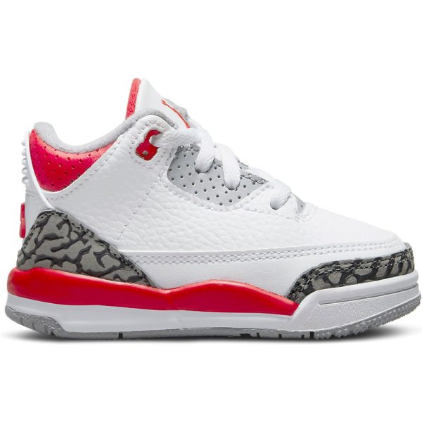 Air Jordan 3 Retro Fire Red TD (DM0968-160) красного цвета