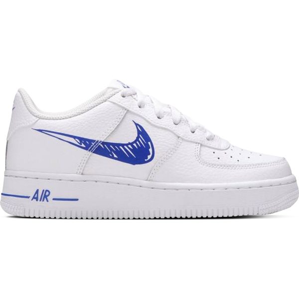 Nike Air Force 1 Low Sketch Blue Swoosh (DM3177-102) голубого цвета